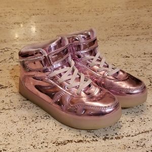 Multi color light up shoes